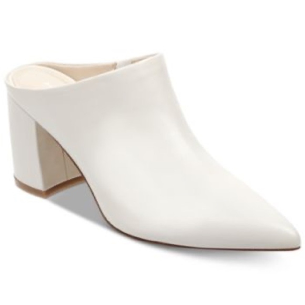 LIKE NEW Marc Fisher Cream Ragni Mule with Box
